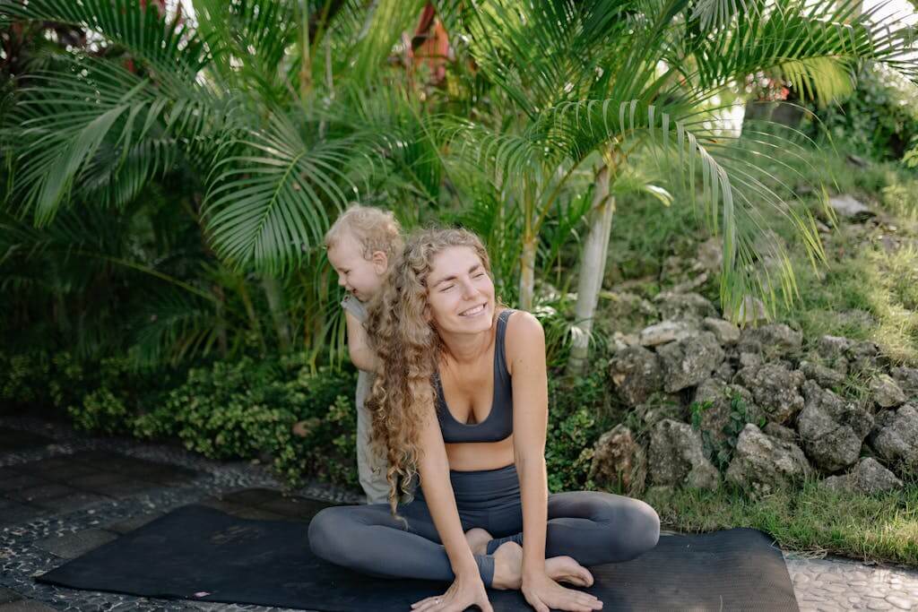 6 Poses for Mother's Day Yoga with the Kids